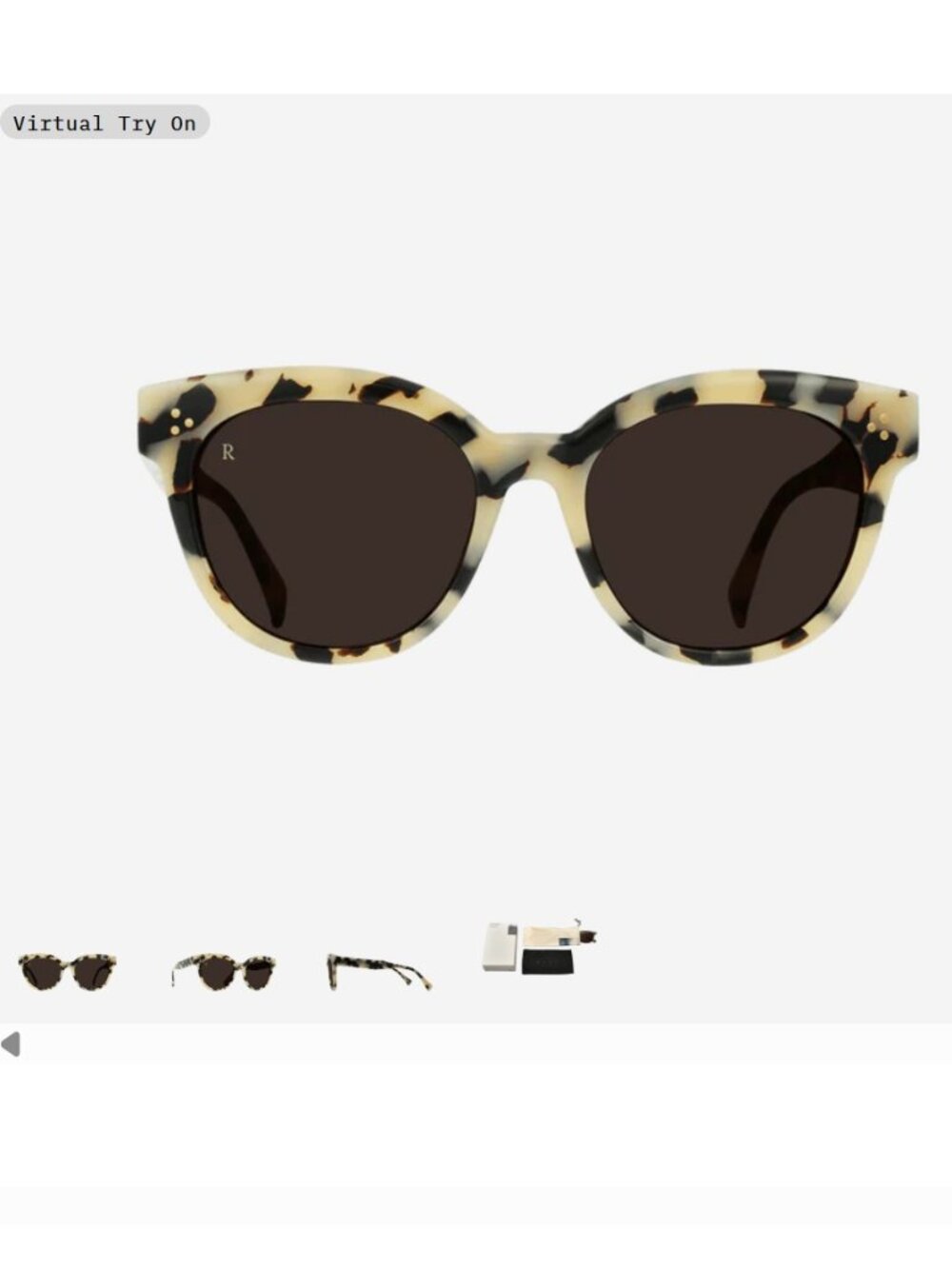 RAEN Nikol Ivory Tortoise / Carob Womens Square Sunglasses
